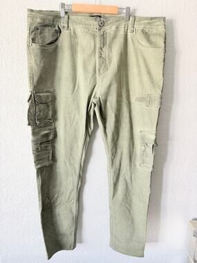 Serenade bran Mens size 44 Cargo Pants - Olive Green Utility Style